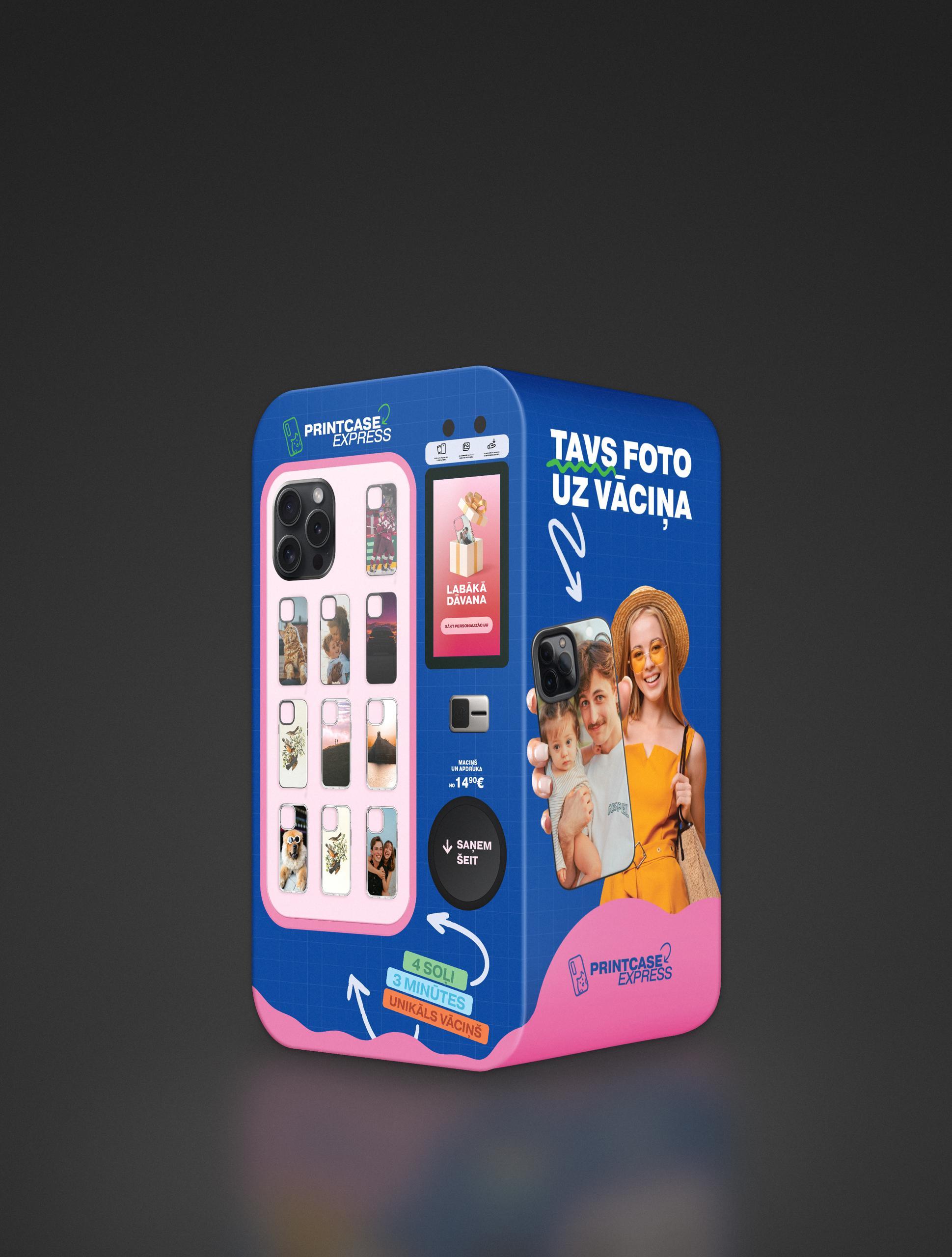 Personalizēts telefona vāciņš no PrintCase Express