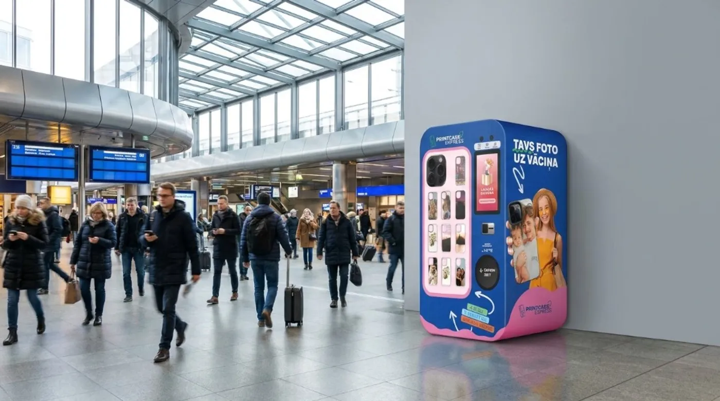 Nudo de tránsito — Kiosco PrintCase Express — tu negocio en todo el mundo